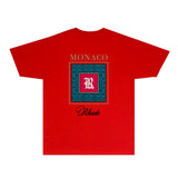 Rhude T Shirts Printed Trendy Pure Cotton