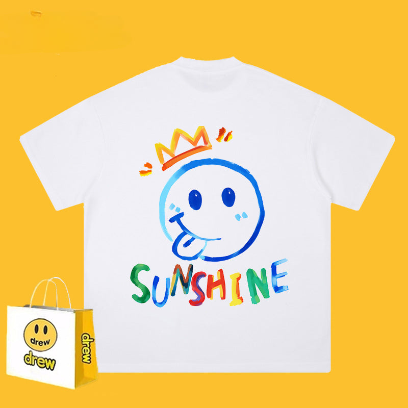 Drew T Shirts Printed Short Sleeve Loose Men