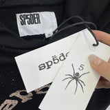 Sp5der Hoodie Cobweb Puff Print Pure Cotton