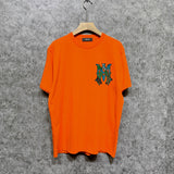 Amiri t shirts camouflage letterprinting short sleeves