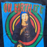 SAINT MICHAEL Vintage T Shirt Direct Spray Washing Water Old Short Sleeve