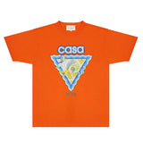 Casablanca T Shirts Fashion Print Street
