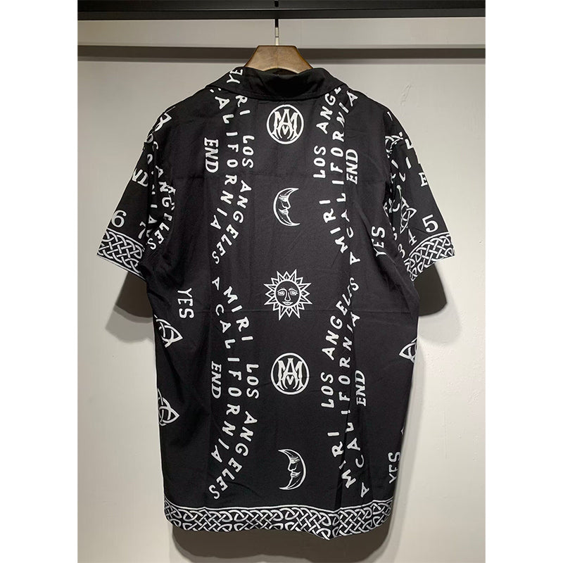 Amiri Shirt Fashion Print Couple High Street