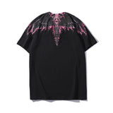 Marcelo Burlon T Shirt MB Wings Pattern Pure Cotton Men and Women Same Style