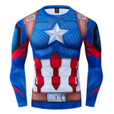 Marvel T Shirt Marvel Captain America Clothes Avengers 4 Scale Combat Clothes Marvel T-shirt