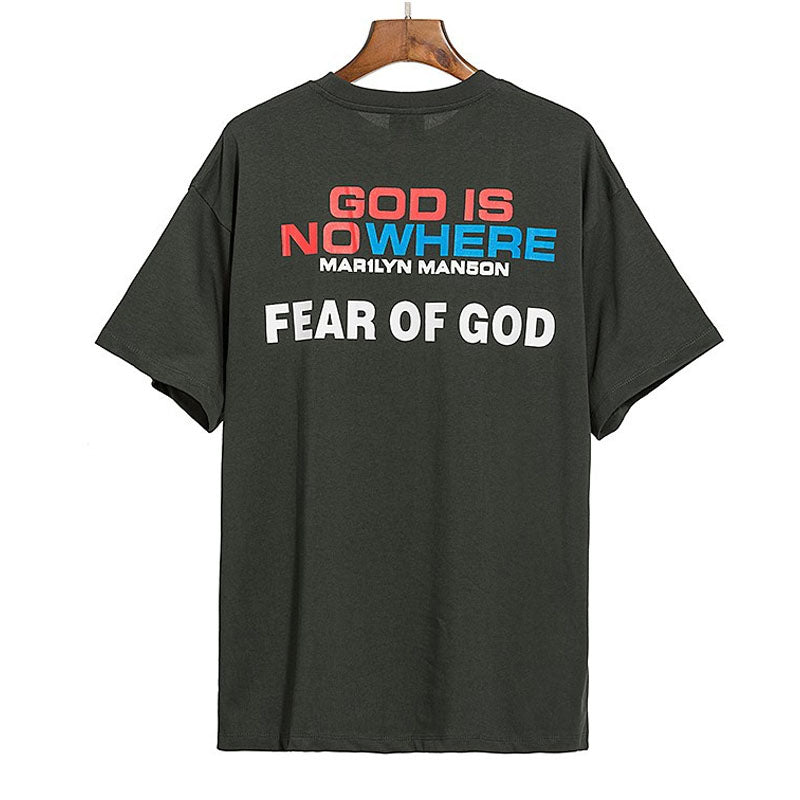 Marilyn Manson T Shirt Fog Loose Style T-shirt