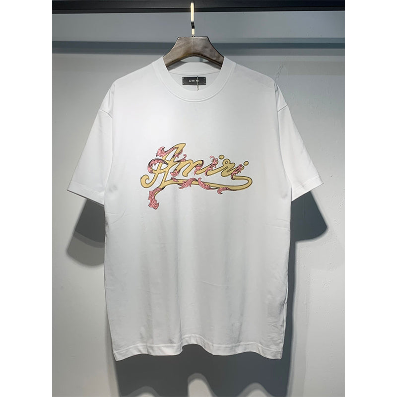 Amiri T Shirts Fashion Print Couple High Street