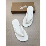 Louboutin-style red bottom shoes european station clbest selling red bottom summerflats rubber flip-flops casual beach sandals outdoor men's shoes