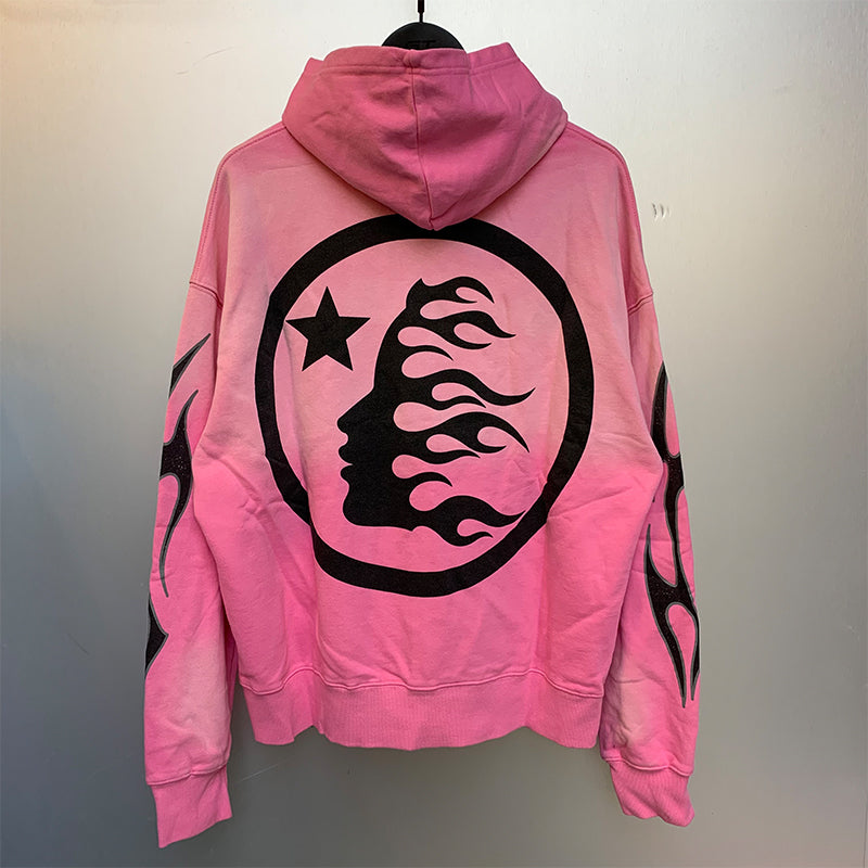 HS Hoodie Retro Printed Loose Autumn and winter