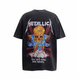 SAINT MICHAEL Vintage T Shirt Metallica James Alan Hetfield Short Sleeve