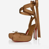 Louboutin-style red bottom shoes high version clbest sellingfrench one-strap sandals socialite elegant rhinestone sexy red bottom high heels open toe high heels