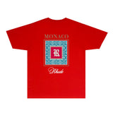 Rhude T Shirts Printed Trendy Pure Cotton