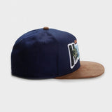 Trendy flat brimmed hat greetings from hawaii sun protection shade