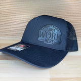 Trendy flat brimmed hat adjustable sunshade