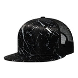 Trendy flat brimmed hat spring summer breathable sunshade