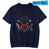 Stranger Things T Shirt Summer Menswear Amazon Pullover Short Sleeve Hellfire Club Stranger Things 4 Men's T-shirt Manufacturers Send On Behalf