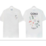 Casablanca T Shirts Rainbow Gate Alphabet