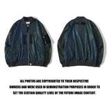 Shark Print Jacket Spring And Autumn Reflective Zipper Coat Men