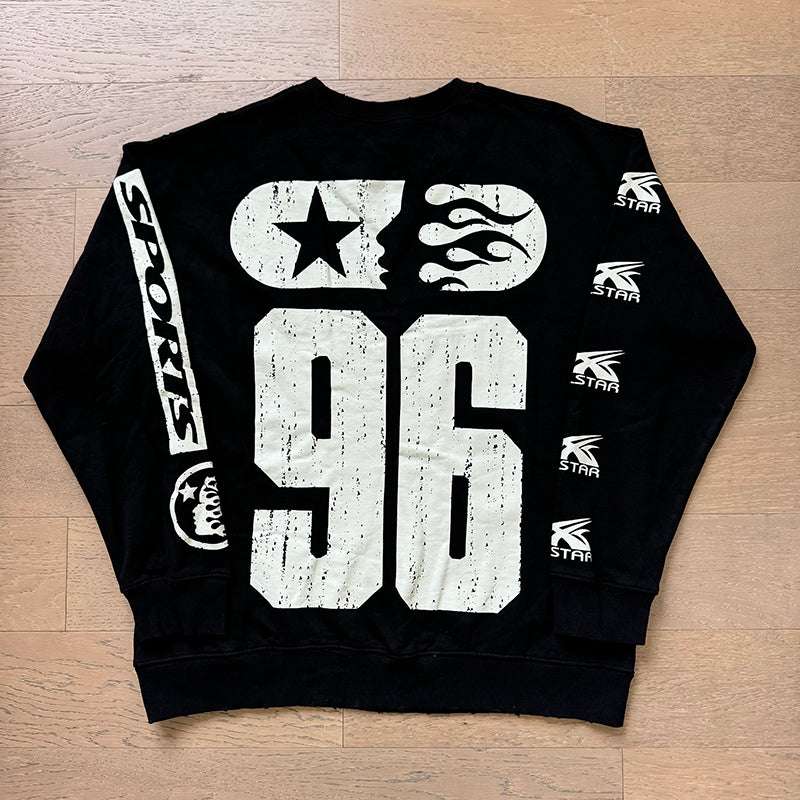 HS Sweatshirts Retro Style High Street Trend