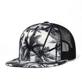Trendy flat brimmed hat spring summer breathable sunshade