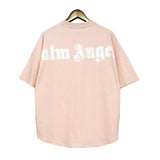 Palm Angels T Shirts Letter Short Sleeve T-shirt Men and Women Loose Half Sleeve