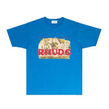 Rhude T Shirts Printed Trendy Pure Cotton
