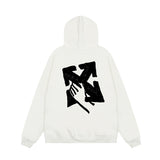OFF WHITE Hoodie Trendy Street Style Personalized Cotton