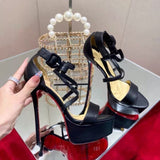 Louboutin-style red bottom shoes popular anchor cl studded red bottom shoes pointed toe cm high heels autum work export style women's shoes