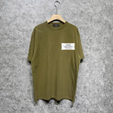 Amiri t shirts hollywood artistic font print short sleeve tee