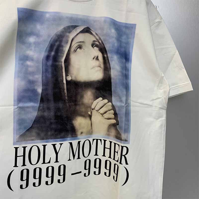 SAINT MICHAEL Vintage T Shirt holy mother short sleeve