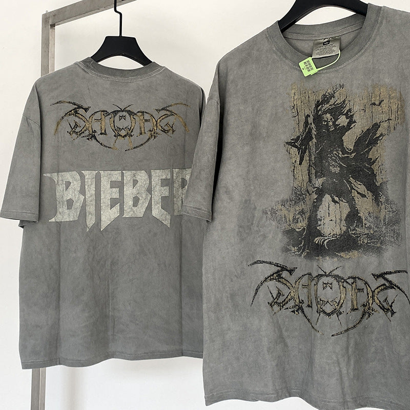 Men Vintage T-Shirts Saint Michael "Bieber" Tee