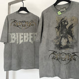 Men Vintage T-Shirts Saint Michael "Bieber" Tee