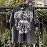 Men Vintage T-Shirts SAINT MICHAEL 