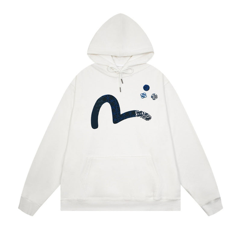 Evisu Hoodie Letter Print Male