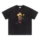 Marilyn Manson T Shirt Marilyn Manson Vintage Heavy Distressed Short Sleeve T-shirt