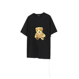 We11 Done T Shirts Pearl Necklace Bear Embroidery Three-Dimensional Men's and Women's Same Style