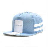 Trendy flat brimmed hat tres slick cap summer