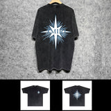 Amiri washed t-shirt star shield short sleeve