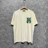Amiri t shirts camouflage letterprinting short sleeves