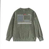 Amiri Distressed Sweatshirt Printed Trendy Pure Cotton