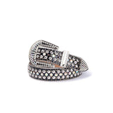 Hip-hop punk rhinestone belt western punk design