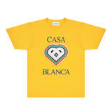 Casablanca T Shirts Fashion Print Street