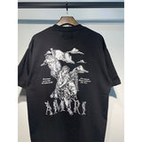 Amiri T Shirts Fashion Print Couple High Street