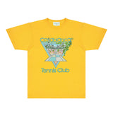 Casablanca T Shirts Fashion Print Street