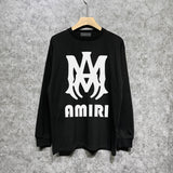 Amiri Long Sleeved Shirt Printed Trendy Pure Cotton