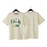 Palm Angels T Shirts Camouflage Letter Short Sleeve T-Shirt