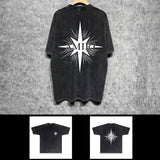 Amiri washed t-shirt star shield short sleeve