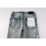 Purple Brand Jeans Pure Cotton High Street Trend #9043