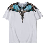 Marcelo Burlon T Shirt MB Diamond Wings Pattern for Men and Women