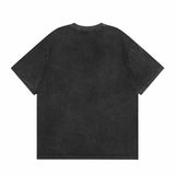 SAINT MICHAEL Vintage T Shirt Direct Spray Washing Water Old Short Sleeve